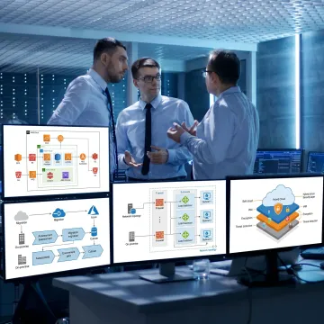 IT consultants planning a cloud migration