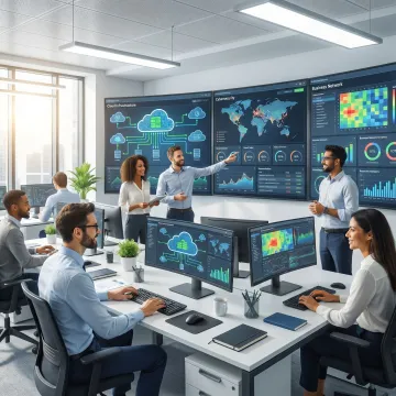 Managed IT and cybersecurity team supporting cloud systems