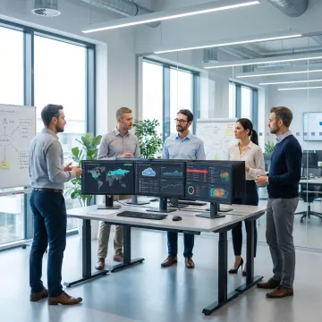Managed IT team securing business systems