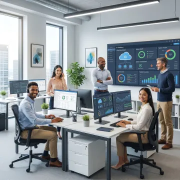 Managed IT support team assisting business users