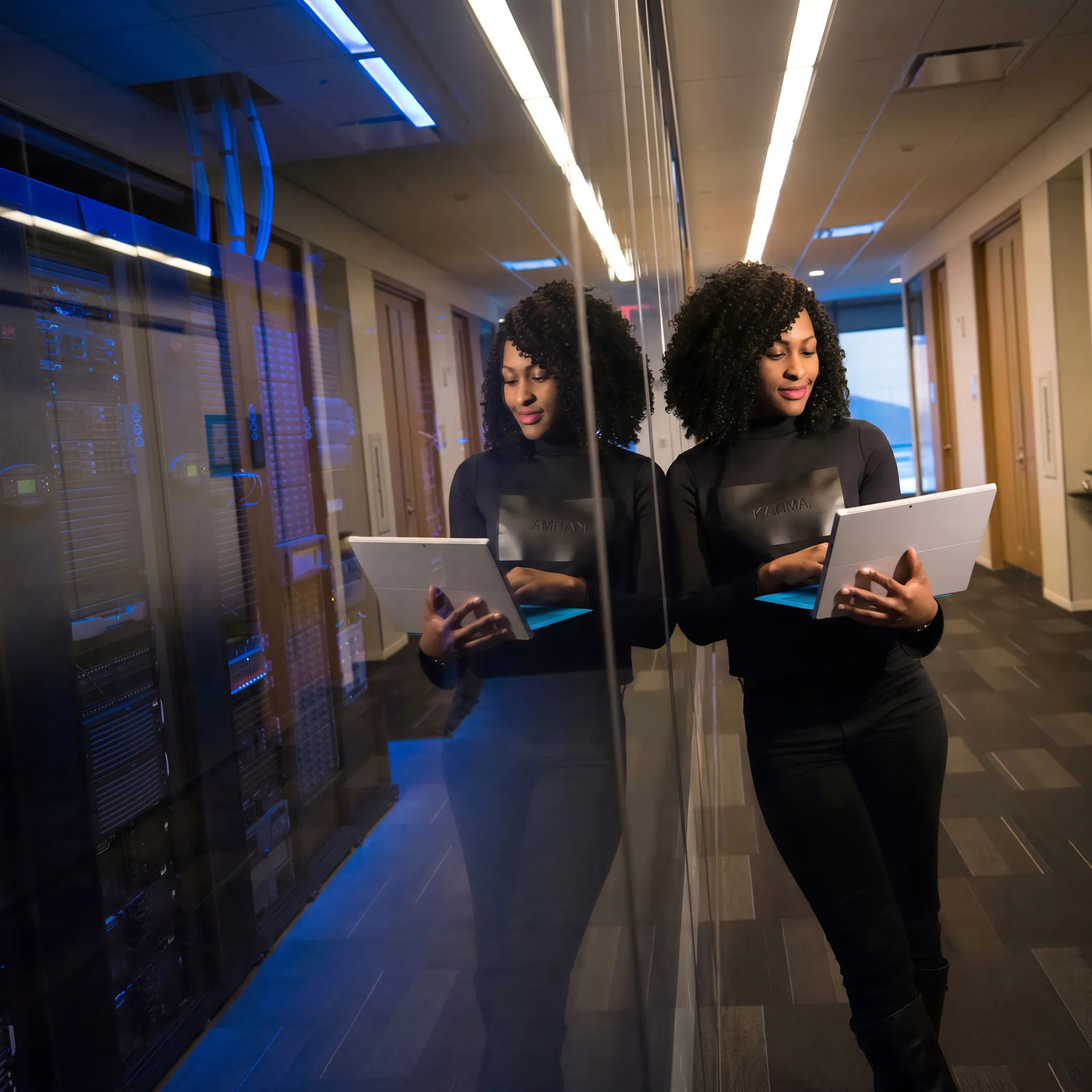 IT consultant reviewing enterprise technology strategy with business executive