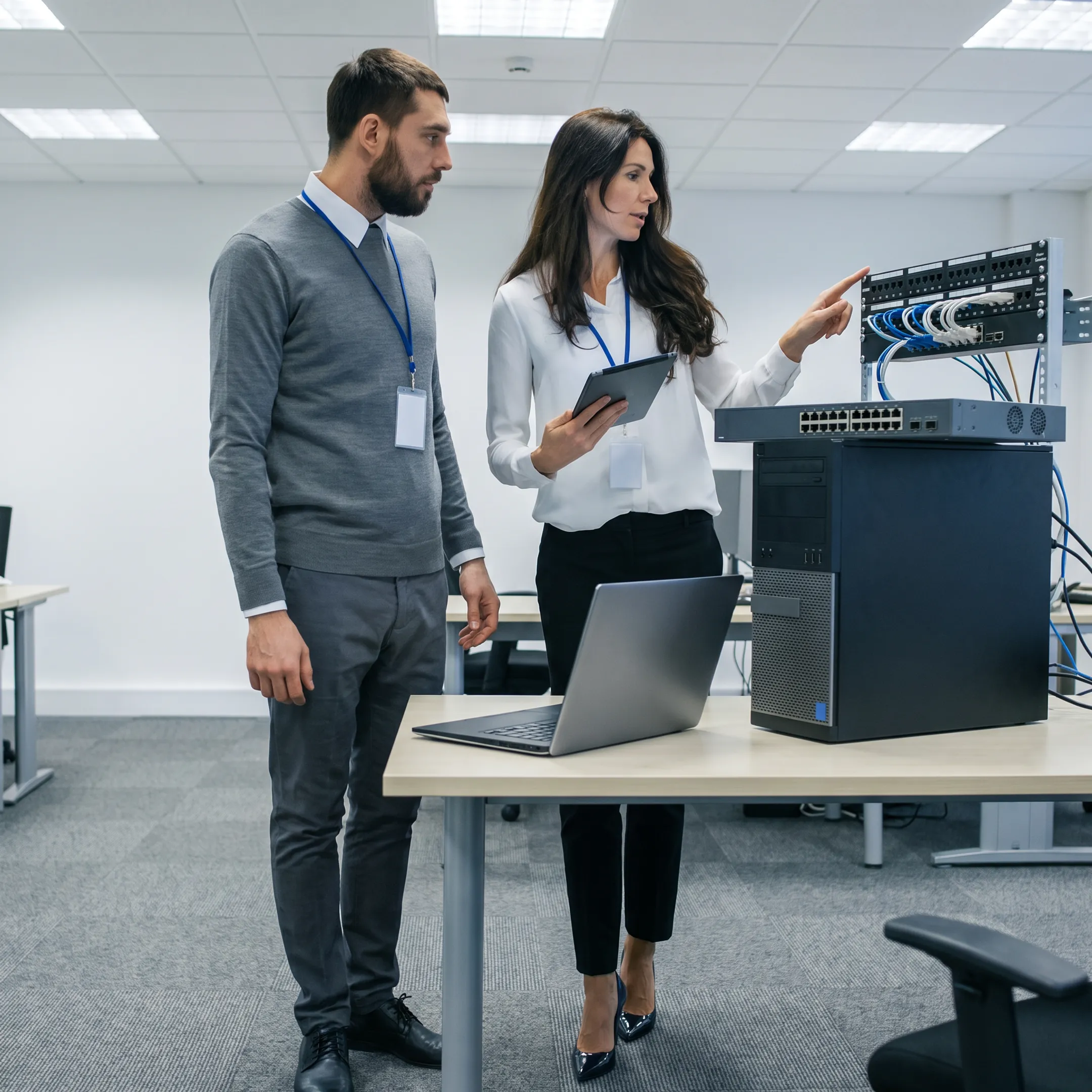 IT technician supporting a business network in a Fairfield office