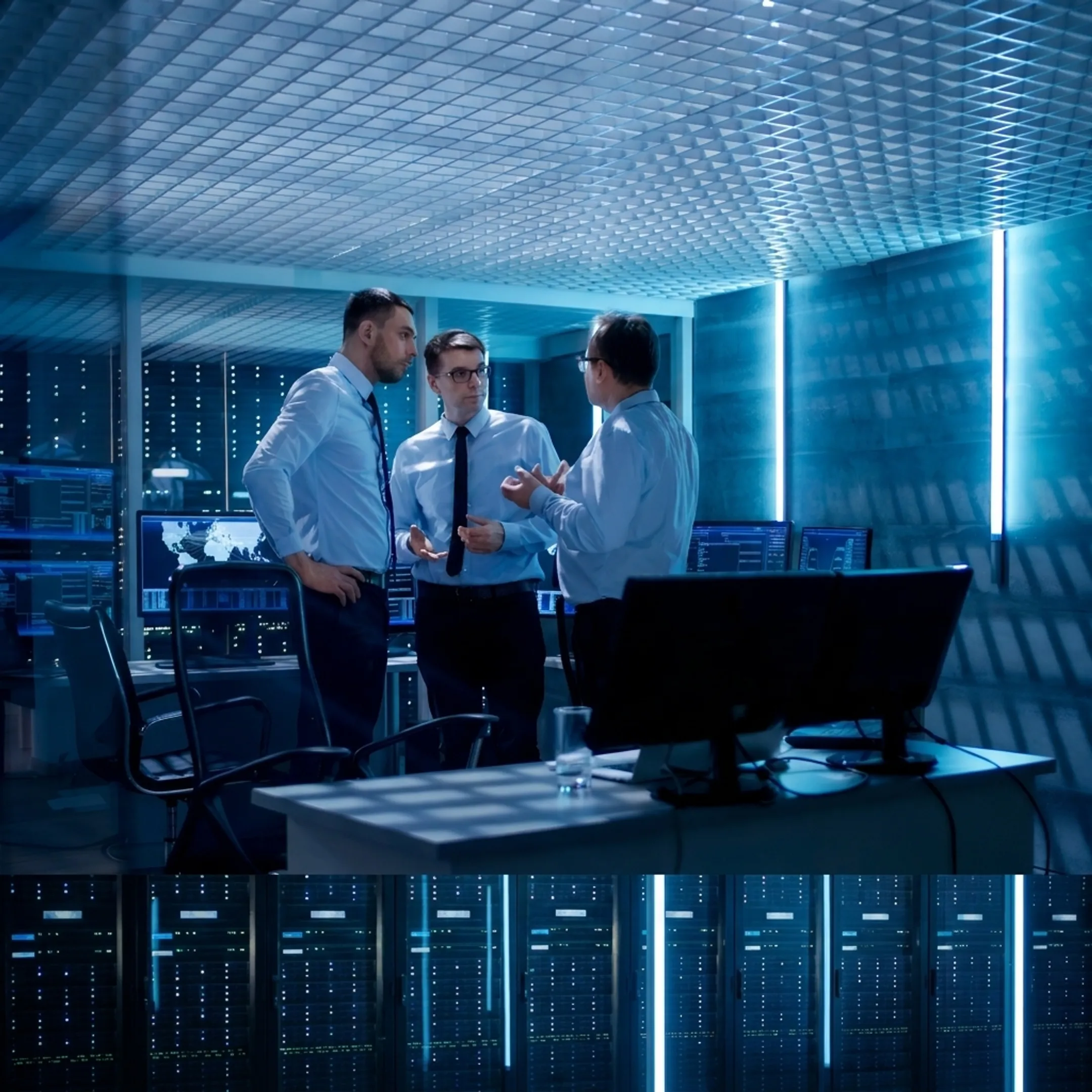 IT consultant helping a business team improve technology systems