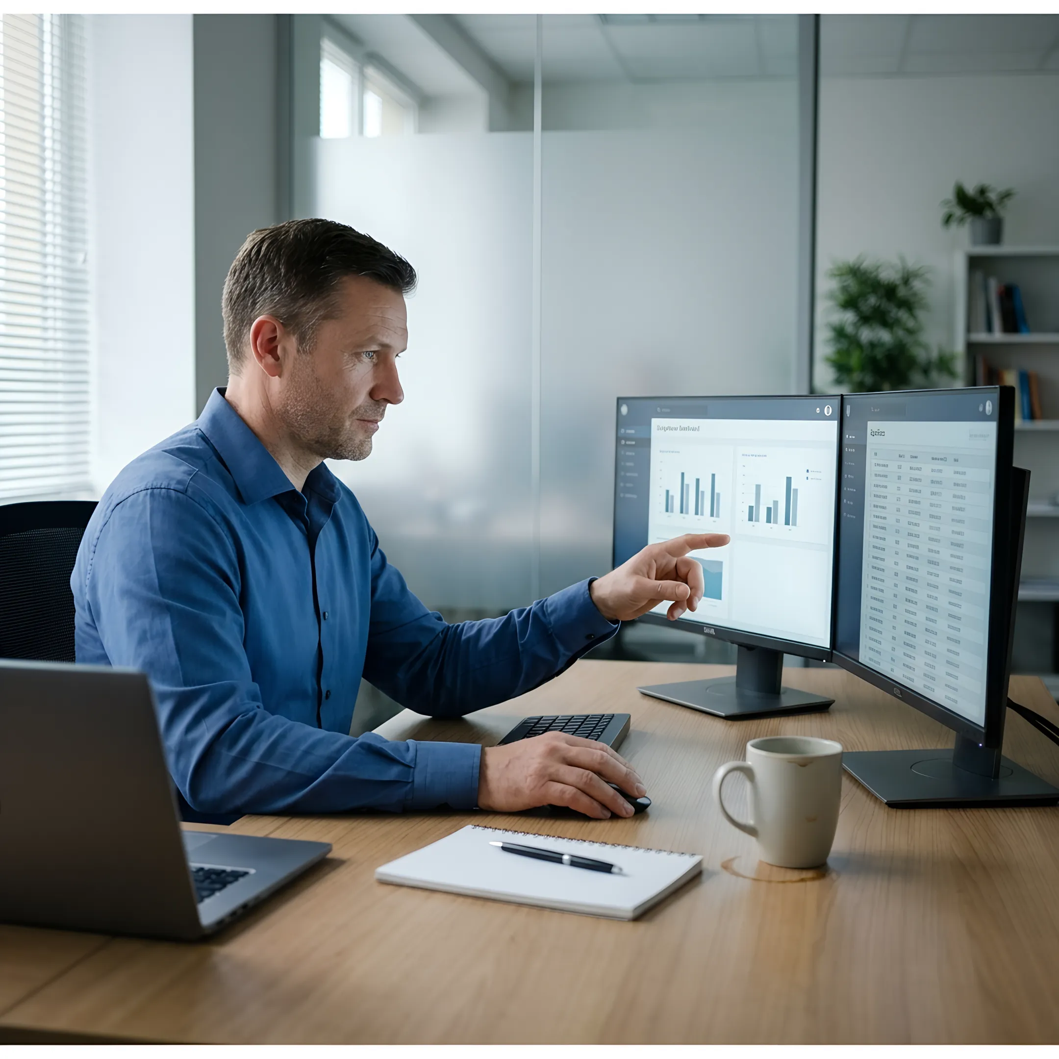Security professional analyzing PCI scan findings and payment system protections