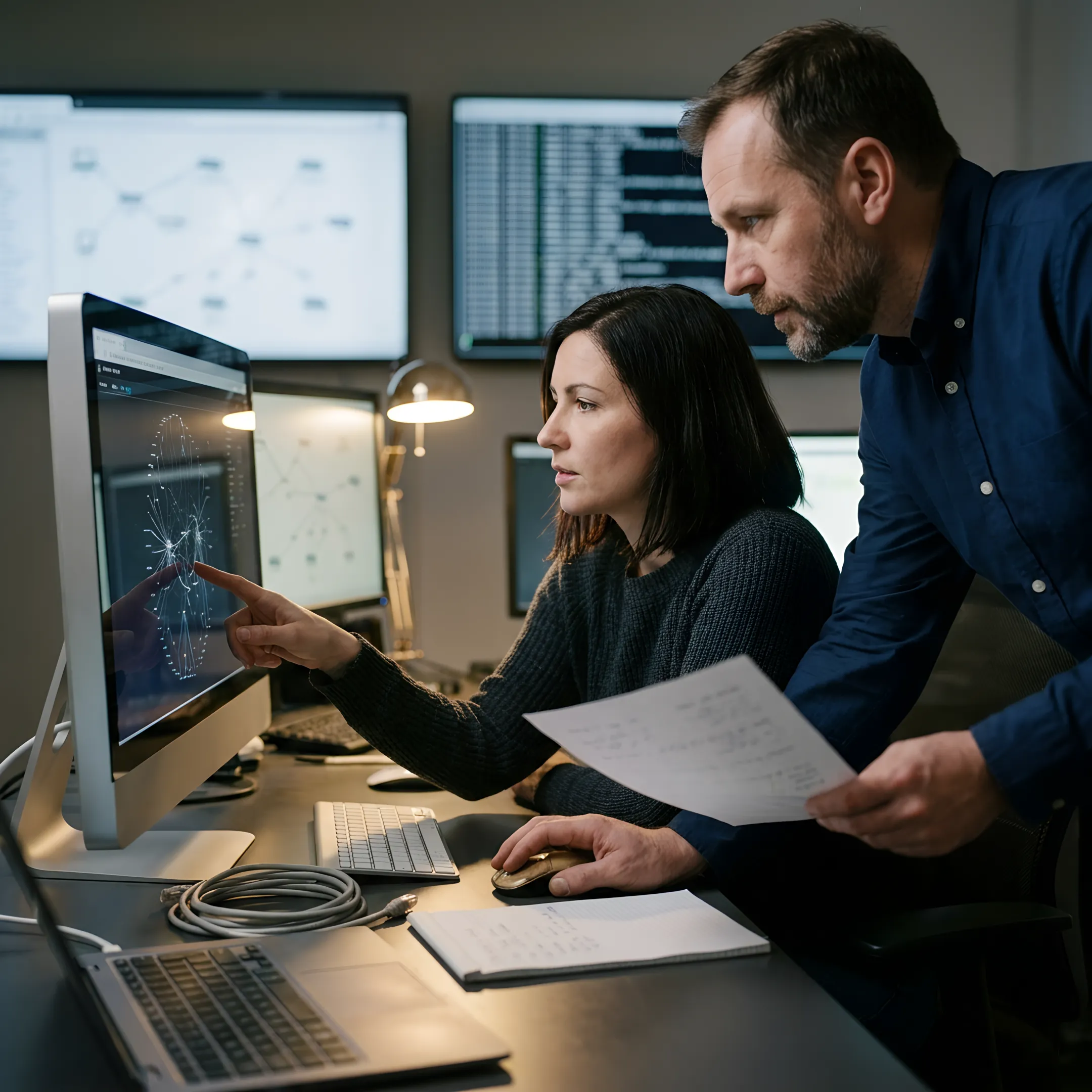 Healthcare cybersecurity incident analysis in progress