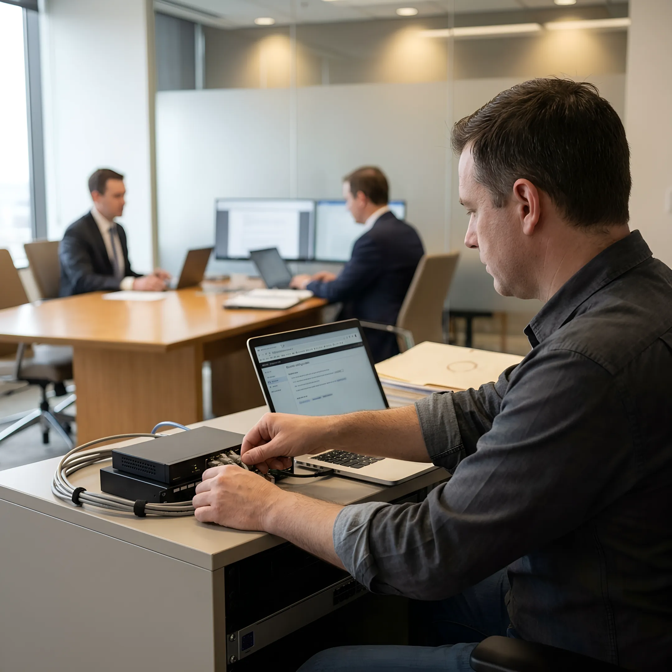 IT specialist supporting legal office systems
