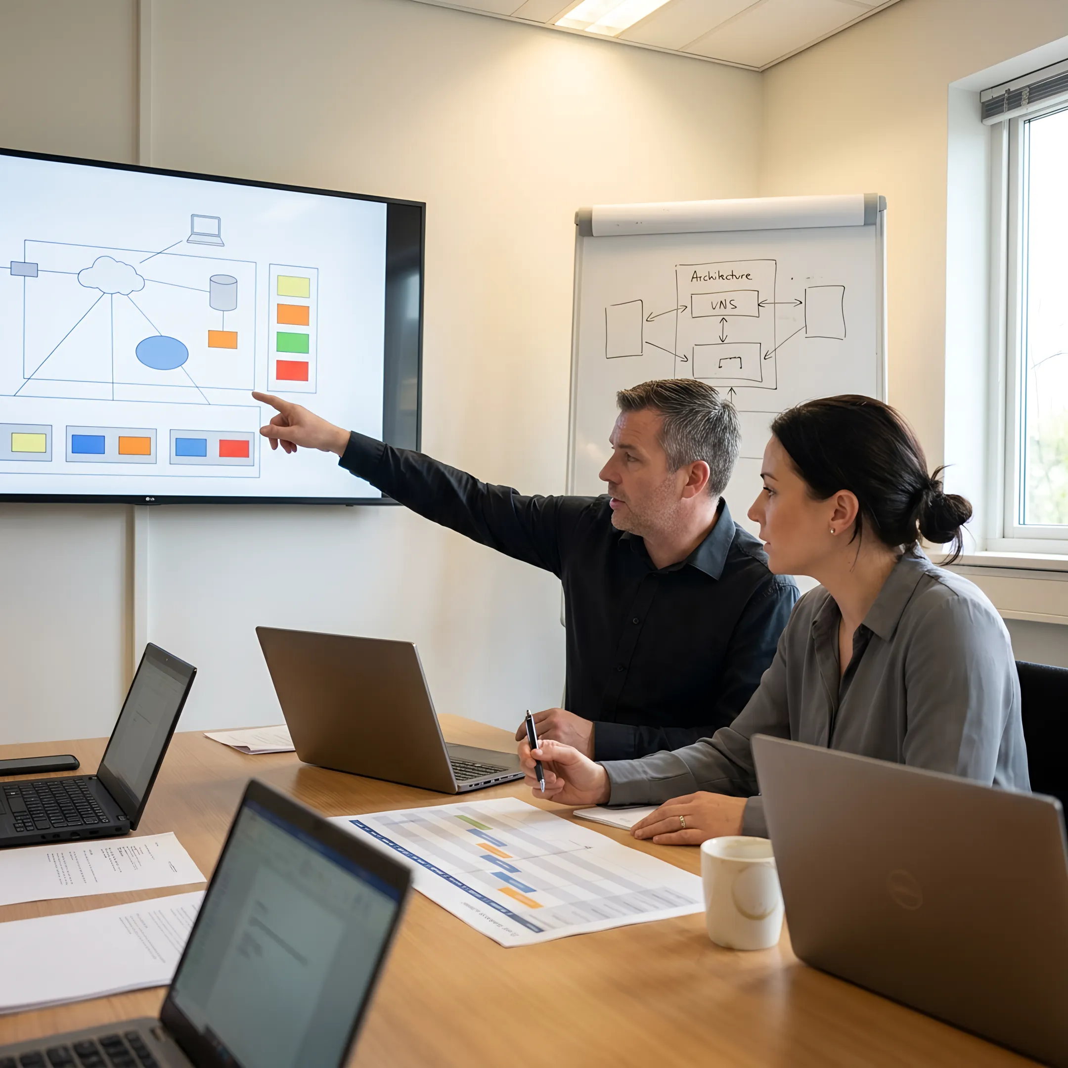 Consultants planning a secure cloud migration