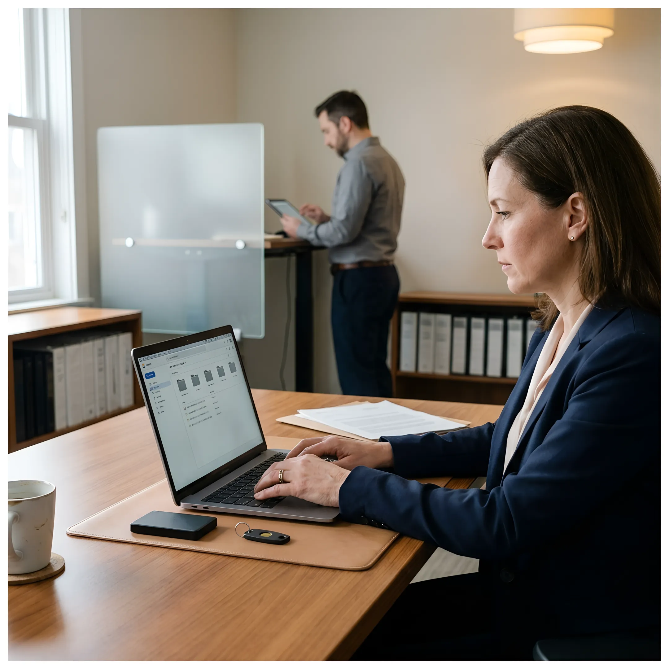 Secure legal technology environment for a law firm