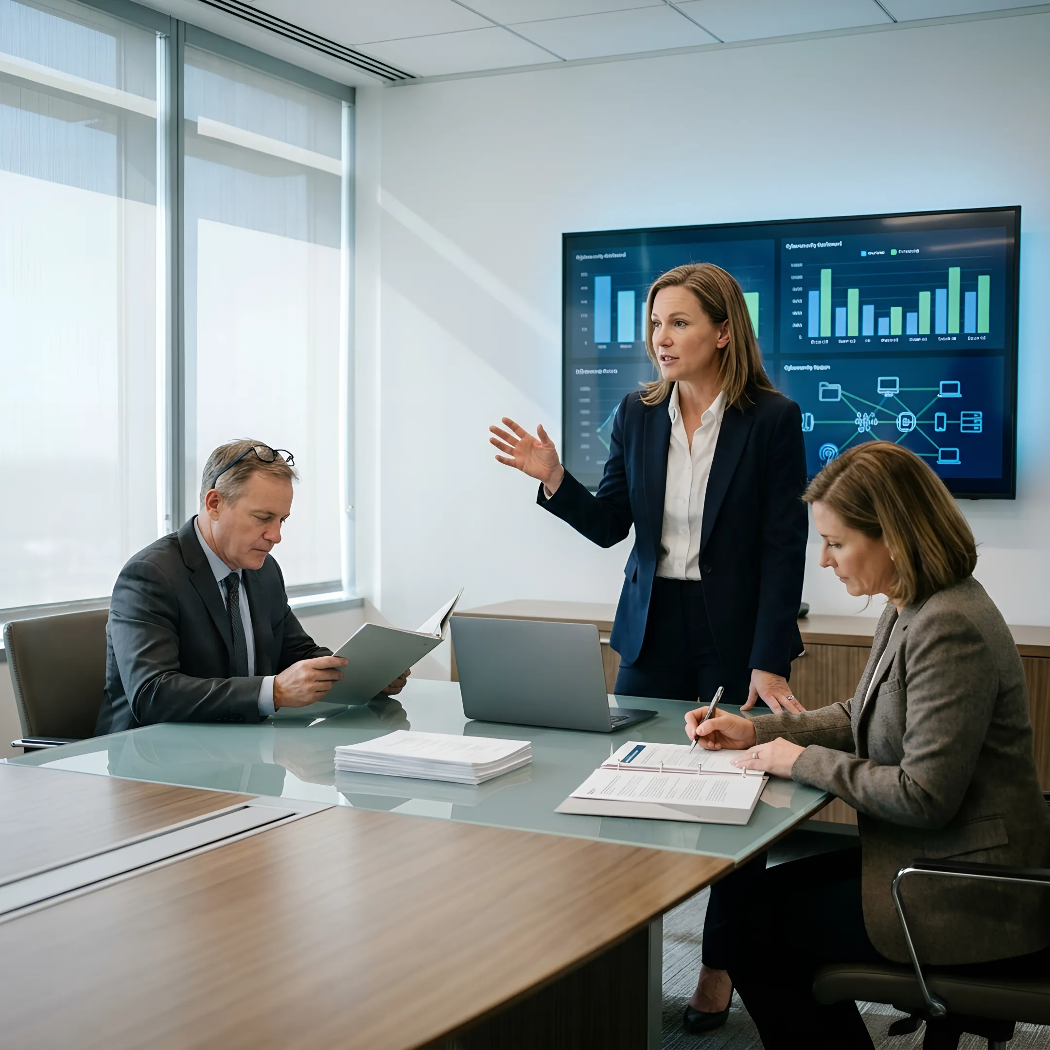 Financial cybersecurity risk review