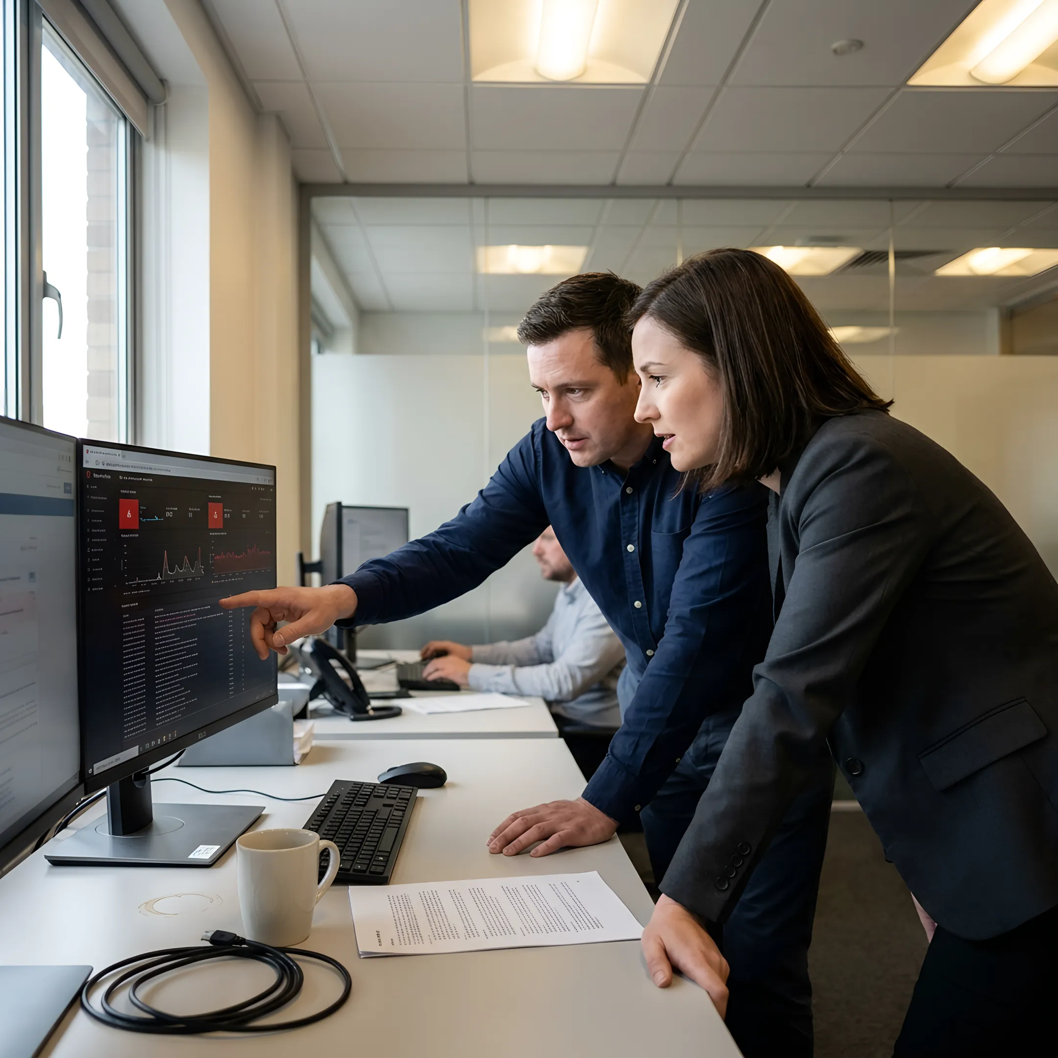 Co-managed cybersecurity support for internal IT team