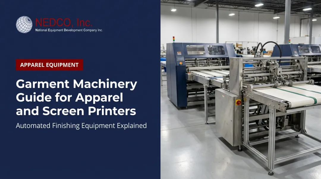 Garment Machinery Guide for Apparel and Screen Printers