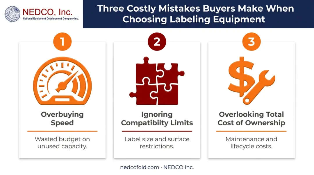 Three common mistakes to avoid when buying labeling machines