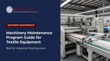 Machinery Maintenance Program Guide for Textile Equipment