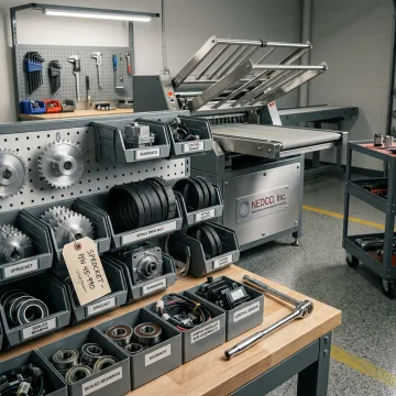 OEM replacement parts for textile folding equipment