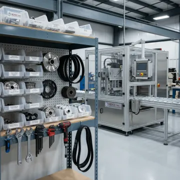 Industrial replacement parts for packaging equipment