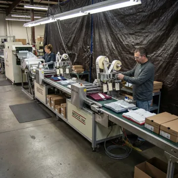 Apparel labeling equipment for garment production