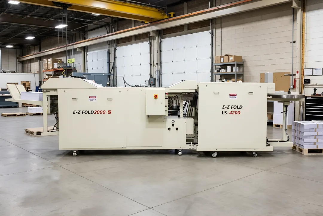 E-Z Fold 2000-S Automatic Textile Folding System | Timing Belt Drives for Folding Machines