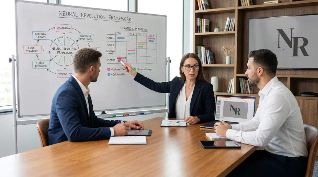 Neural Revolution ADHD coaching session showing coach and professional client collaborating
