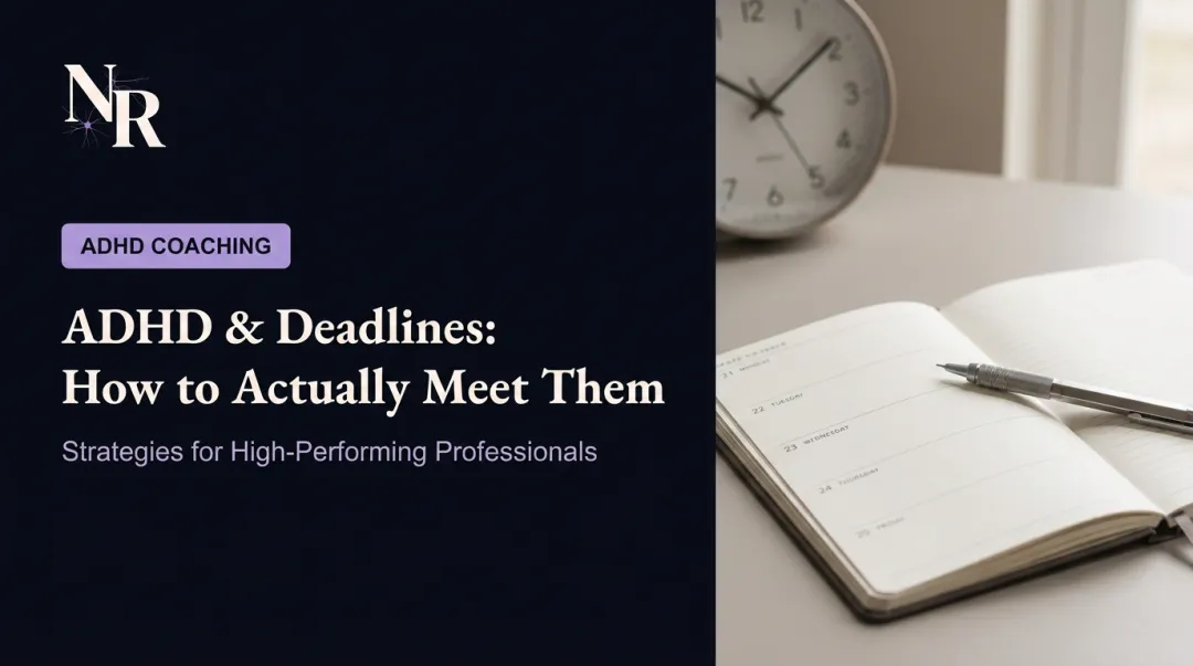 ADHD & Deadlines: How to Actually Meet Them