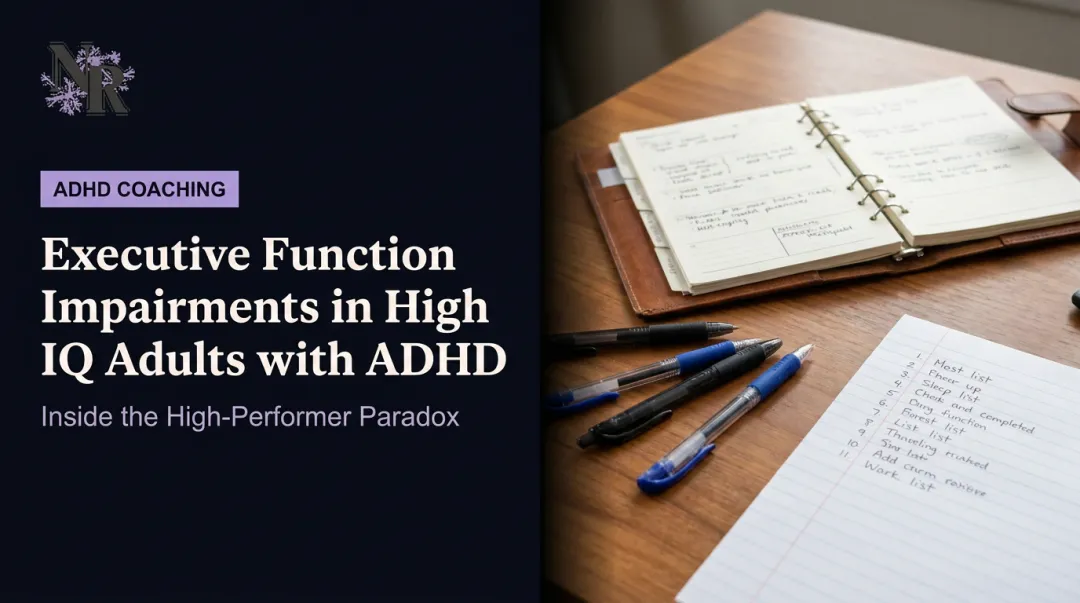 Executive Function Impairments in High IQ Adults with ADHD