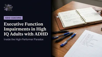 Executive Function Impairments in High IQ Adults with ADHD