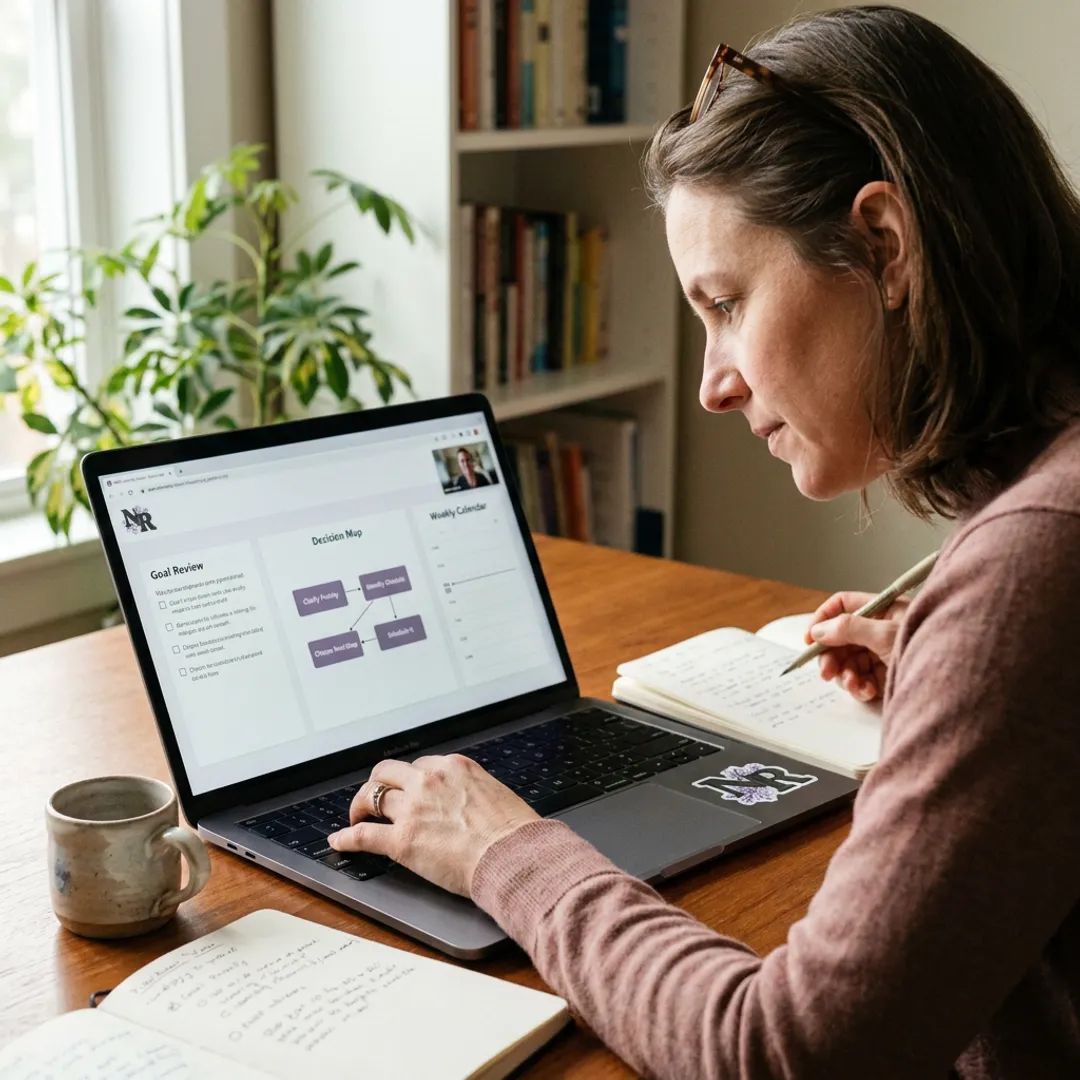 Virtual ADHD coaching session for a founder