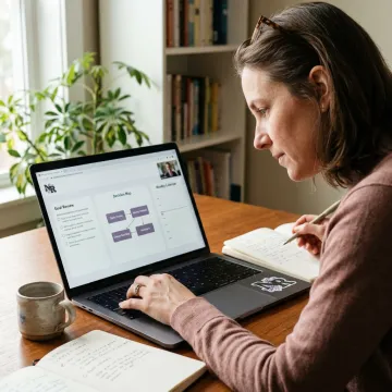 Virtual ADHD coaching session for a founder