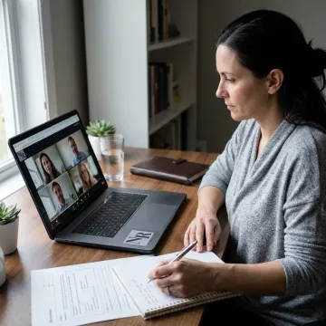 Adults participating in virtual ADHD group coaching