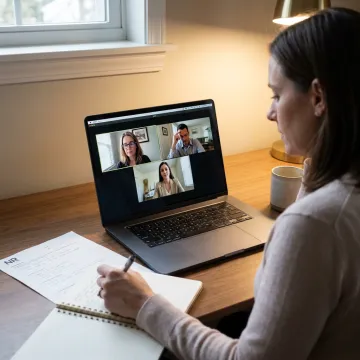 Virtual ADHD group coaching session for adults