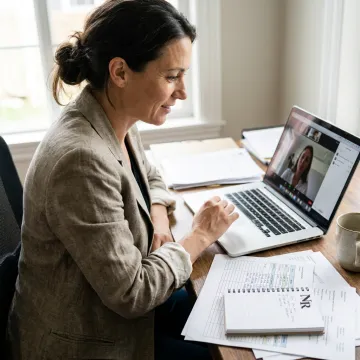 Accountant using ADHD coaching systems
