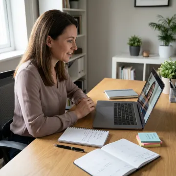Adult ADHD coaching session by Zoom