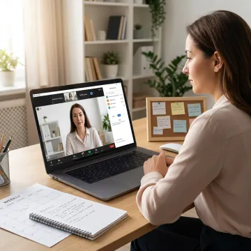 Virtual ADHD accountability coaching session