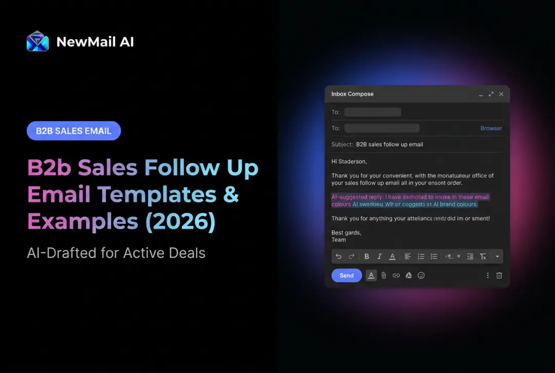 B2b Sales Follow Up Email Templates & Examples (2026)