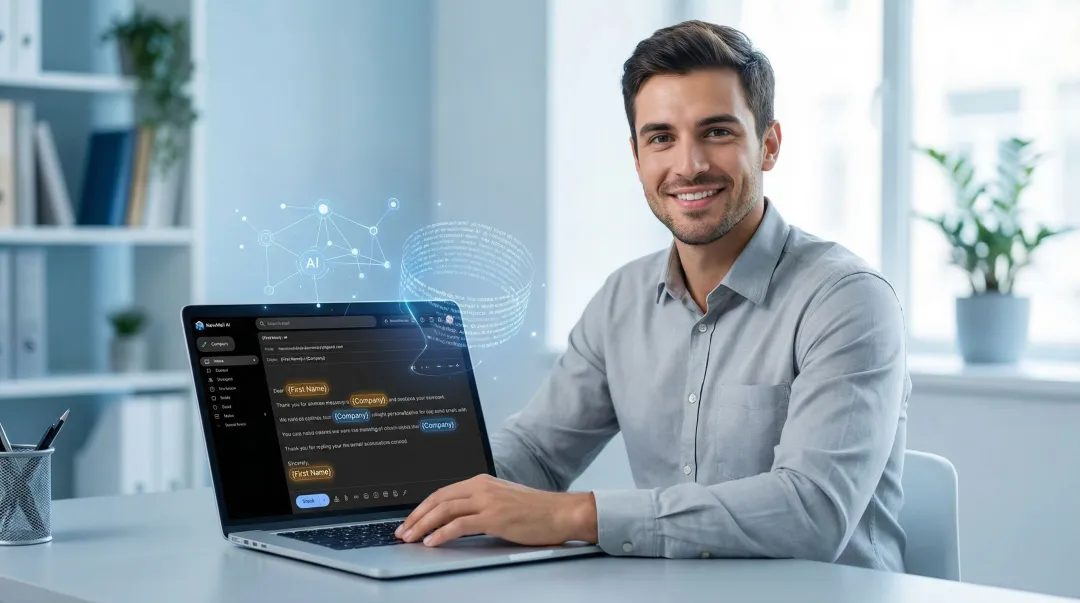 AI email assistant analysing sender writing style to generate personalised automated emails