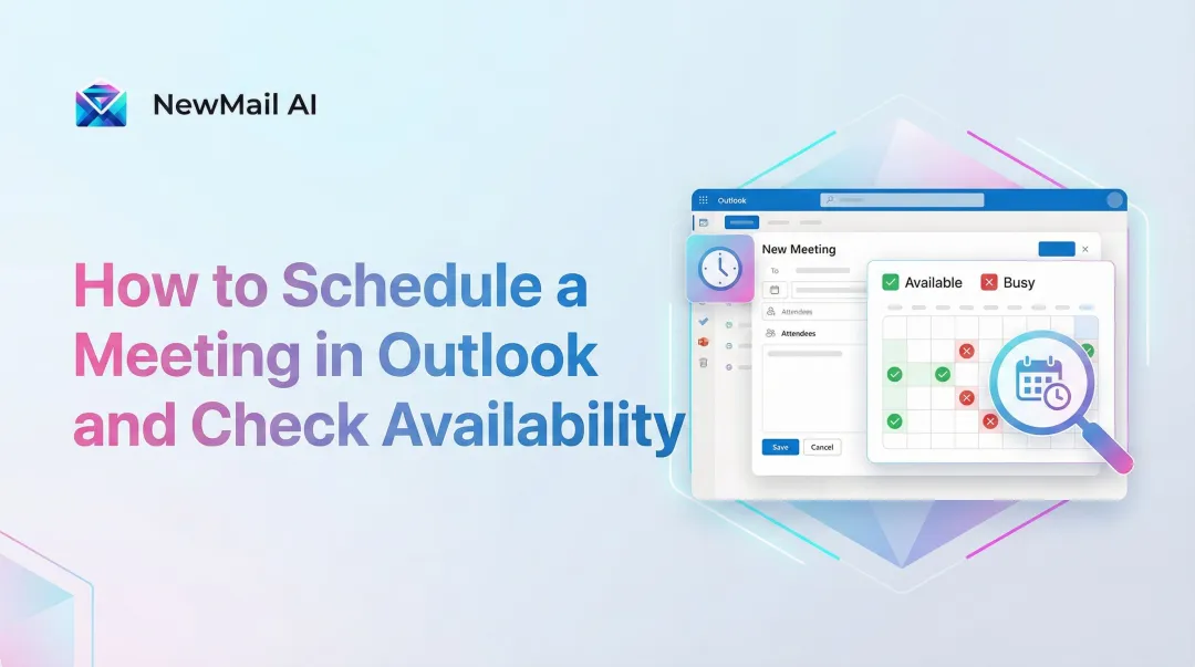 How to Schedule a Meeting in Outlook and Check Availability