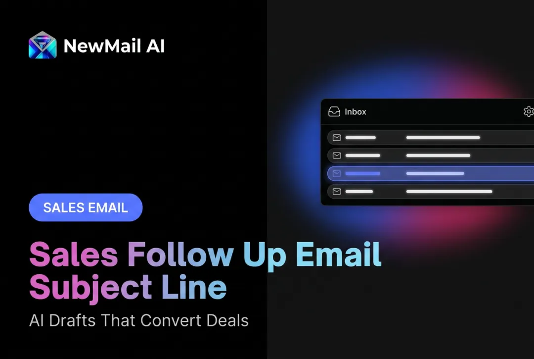 Sales Follow Up Email Subject Line