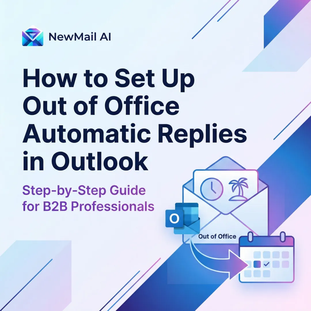 How to Set Up Out of Office Automatic Replies in Outlook
