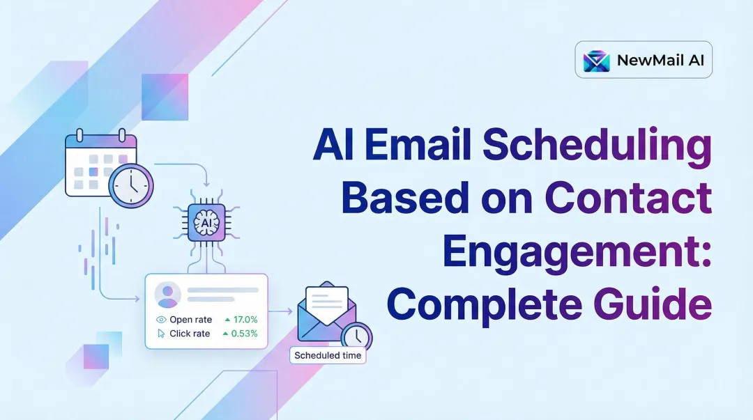 AI Email Scheduling Based on Contact Engagement: Complete Guide