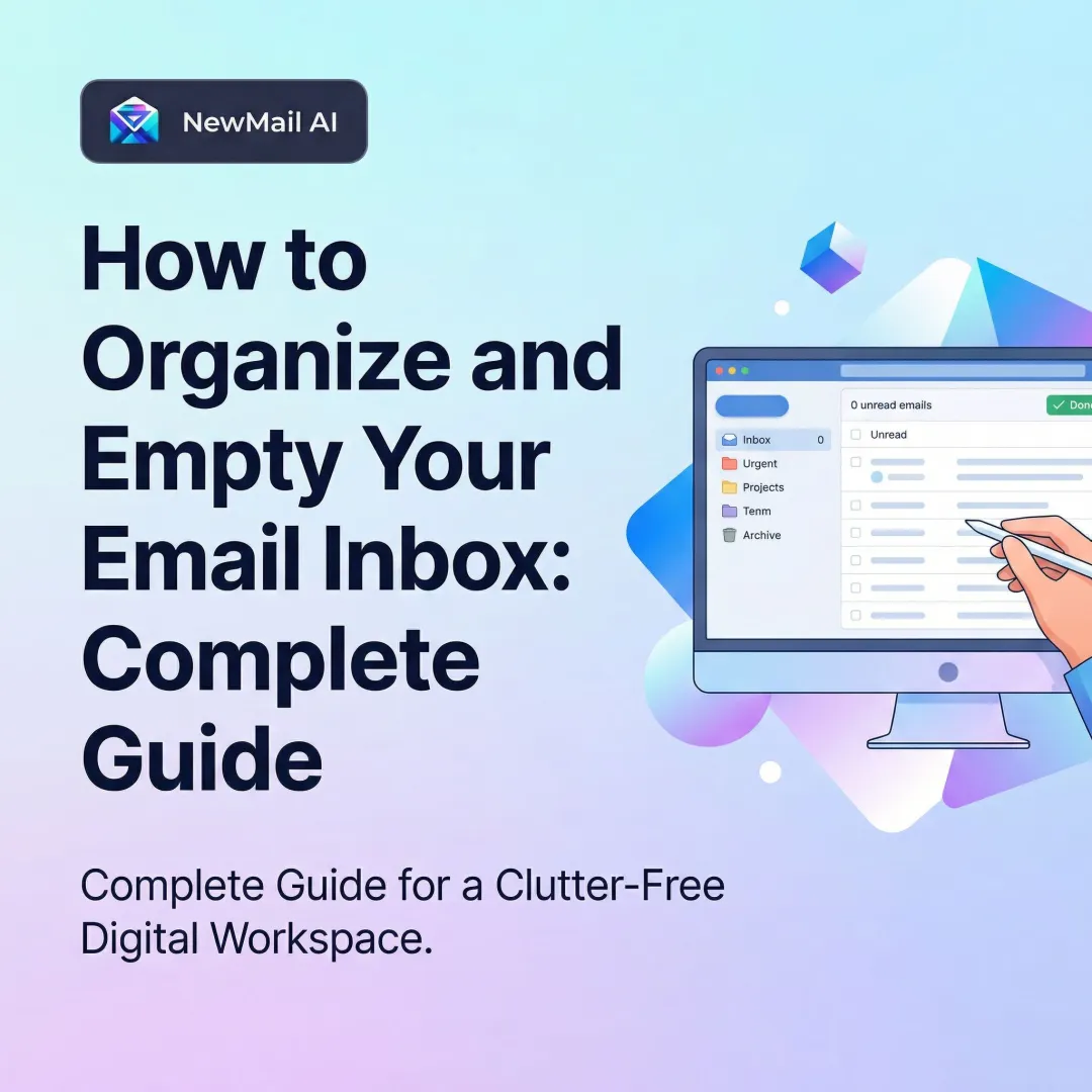How to Organize and Empty Your Email Inbox: Complete Guide