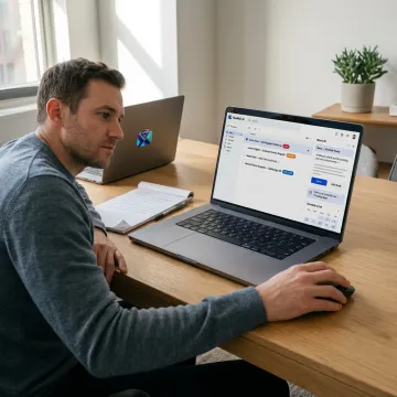 AI sales email workflow in inbox
