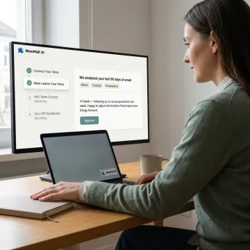 AI email onboarding process for teams
