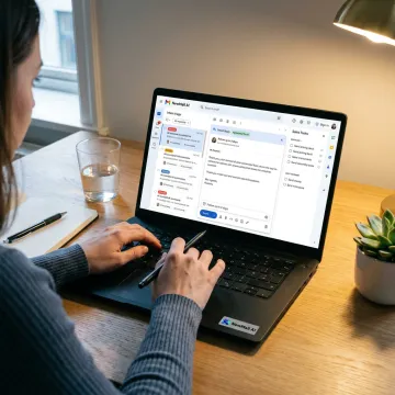 AI sales email workflow process