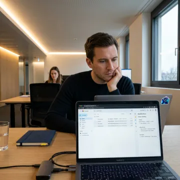SDR reviewing AI summarized inbox priorities