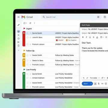 AI email assistant organizing a priority inbox inside Gmail