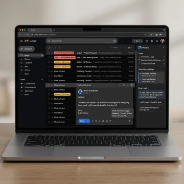 AI email assistant working inside Gmail inbox