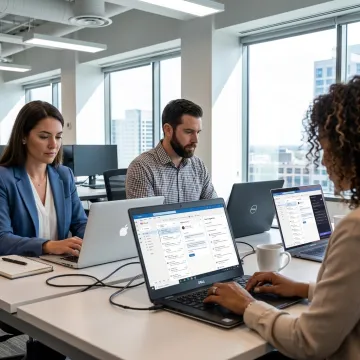 Sales team using AI email outreach assistant