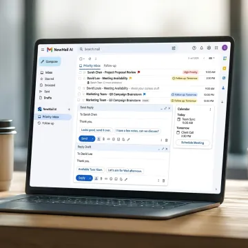 AI email automation dashboard for sales teams