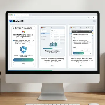 AI email automation setup workflow