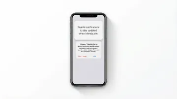 Mobile push notification opt-in permission prompt displayed on smartphone screen
