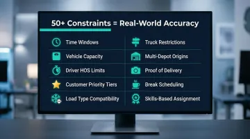 10 essential 3PL route optimization constraints checklist infographic